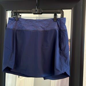 Outdoor Voices Workout Skirt, one zipper pocket, one pocket in shorts